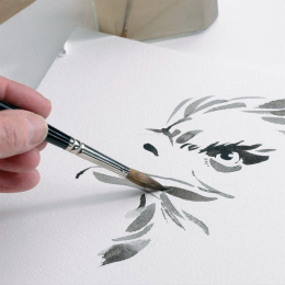 Series 7 Kolinsky Mårhårpensel 7 i gruppen Kunstnermateriell / Pensler /  Akvarellpensler hos Pen Store (107673)