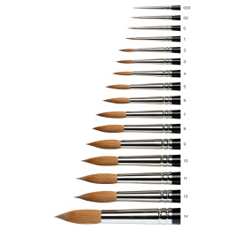 Series 7 Kolinsky Mårhårpensel 7 i gruppen Kunstnermateriell / Pensler /  Akvarellpensler hos Pen Store (107673)
