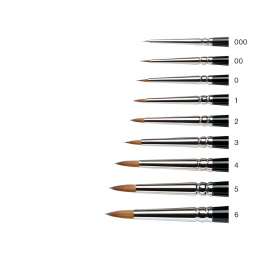 Series 7 Kolinsky Mårhårpensel Miniature 000 i gruppen Kunstnermateriell / Pensler /  Akvarellpensler hos Pen Store (107683)