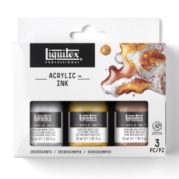 Acrylic Ink Iridescent 3-set 30 ml i gruppen Kunstnermateriell / Kunstnerfarge / Akrylmaling hos Pen Store (107722)