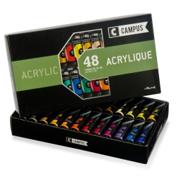 Campus Akrylmaling Set 48x21ml i gruppen Kunstnermateriell / Kunstnerfarge / Akrylmaling hos Pen Store (107972)
