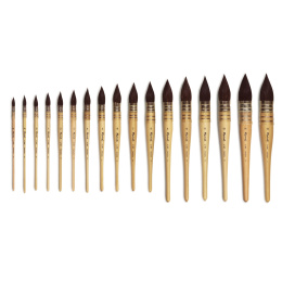 Kazan Ekornhårspensel 803 Spiss Mopp Str. 2 i gruppen Kunstnermateriell / Pensler /  Akvarellpensler hos Pen Store (108288)