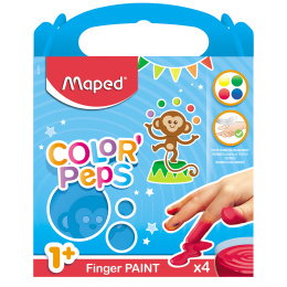 Color Peps Early Age 4 Finger Paint Pot 80 g i gruppen Kids / Barnehåndverk og maling / Fingermaling hos Pen Store (108764)