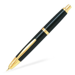 Capless Fyllepenn Black/Gold i gruppen Penner / Fine Writing / Fyllepenner hos Pen Store (109539)