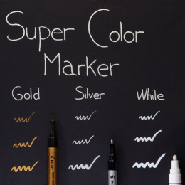 Super Color Marker Extra Fine Gold i gruppen Penner / Merking og kontor / Merkepenner hos Pen Store (109647)