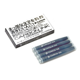 Carbon Blekk Cartridge 4 pcs i gruppen Penner / Penntilbehør / Blekk til fyllepenn / Fyllepennpatroner hos Pen Store (109788)