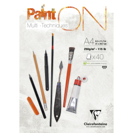 Paint'ON Multi-Techniques A4 i gruppen  Papir & Blokk / Artistblokk / Mixed media-blokk hos Pen Store (110403)