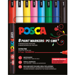 PC-1MR Standard Colours Set of 8 i gruppen Penner / Kunstnerpenner / Illustrasjonmarkers hos Pen Store (110433)