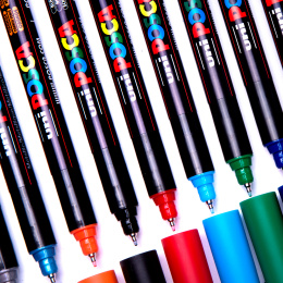 Posca PC-1MR Standard Colours Set of 8 i gruppen Penner / Kunstnerpenner / Illustrasjonmarkers hos Pen Store (110433)