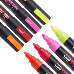 Posca PC-5M Neon - Set of 4 i gruppen Penner / Kunstnerpenner / Illustrasjonmarkers hos Pen Store (110434)