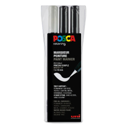 Posca Brush PCF-350 - Set of 3 i gruppen Penner / Kunstnerpenner / Penselpenner hos Pen Store (110437)