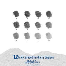 Mars Lumograph 12-set Sketching i gruppen Kunstnermateriell / Kritt og blyanter / Grafitt og blyant hos Pen Store (110872)