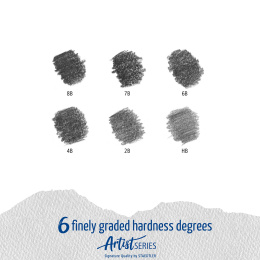 Mars Lumograph 100 6-set i gruppen Kunstnermateriell / Kritt og blyanter / Grafitt og blyant hos Pen Store (110878)