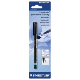 Lumocolor permanent laundry F (0.6 mm) i gruppen Hobby & Kreativitet / Farger / Tekstilmaling og Tekstiltusjer hos Pen Store (110979)
