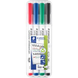 Lumocolor Whiteboard Medium 4-pakke i gruppen Penner / Merking og kontor / Whiteboard tusjer hos Pen Store (110983)