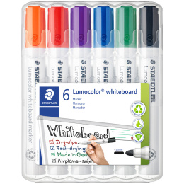 Lumocolor Whiteboard marker 6-pack 2 mm i gruppen Penner / Merking og kontor / Whiteboard tusjer hos Pen Store (111000)