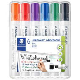 Lumocolor Whiteboard marker Chisel 6-pack i gruppen Penner / Merking og kontor / Whiteboard tusjer hos Pen Store (111002)