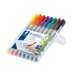 8-pakke Lumocolor Non-permanent Medium i gruppen Penner / Merking og kontor / Merkepenner hos Pen Store (111071)