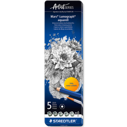 Mars Lumograph Aqua 5-pakke i gruppen Penner / Kunstnerpenner / Akvarellblyanter hos Pen Store (111230)