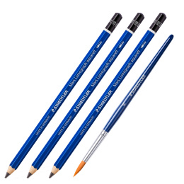 Mars Lumograph Aqua 5-pakke i gruppen Penner / Kunstnerpenner / Akvarellblyanter hos Pen Store (111230)