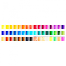 Akvarellset 48 farger + vannpensel i gruppen Kunstnermateriell / Kunstnerfarge / Akvarellmaling hos Pen Store (111746)