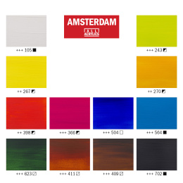 Akrylfarge Landscape Set 12 x 20 ml i gruppen Kunstnermateriell / Kunstnerfarge / Akrylmaling hos Pen Store (111750)