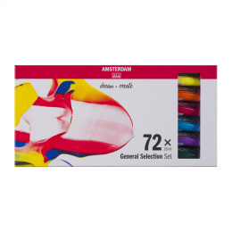 Akrylfarge Standard Set 72 x 20 ml i gruppen Kunstnermateriell / Kunstnerfarge / Akrylmaling hos Pen Store (111761)