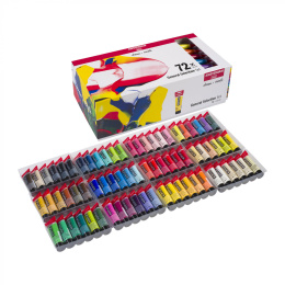 Akrylfarge Standard Set 72 x 20 ml i gruppen Kunstnermateriell / Kunstnerfarge / Akrylmaling hos Pen Store (111761)