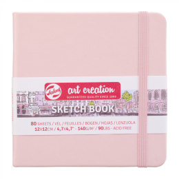 Sketchbook Pastel Pink 12x12 cm i gruppen  Papir & Blokk / Artistblokk / Skissebøker hos Pen Store (111776)