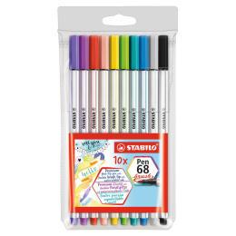 Brush 68 10-set i gruppen Penner / Kunstnerpenner / Penselpenner hos Pen Store (111785)