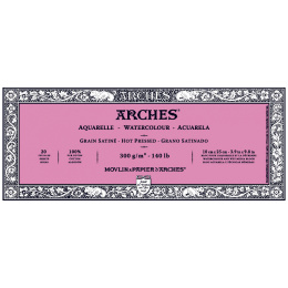 Akvarellblokk HP 300g 10x25cm i gruppen  Papir & Blokk / Artistblokk / Akvarellpapir hos Pen Store (112537)