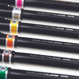 Artist Brush Sign Pen 12-set i gruppen Penner / Kunstnerpenner / Penselpenner hos Pen Store (112573)