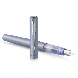 Vector XL Silver-Blue Fyllepenn i gruppen Penner / Fine Writing / Fyllepenner hos Pen Store (112678_r)