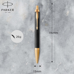 IM Premium Black/Gold Kulepenn i gruppen Penner / Fine Writing / Kulepenner hos Pen Store (112682)