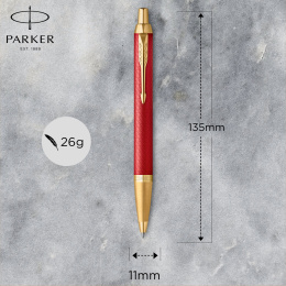 IM Premium Red/Gold Kulepenn i gruppen Penner / Fine Writing / Kulepenner hos Pen Store (112690)