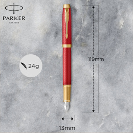 IM Premium Red/Gold Fyllepenn Fine i gruppen Penner / Fine Writing / Fyllepenner hos Pen Store (112692)