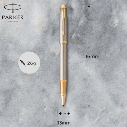 IM Premium Silver/Gold Rollerball i gruppen Penner / Fine Writing / Rollerballpenner hos Pen Store (112701)