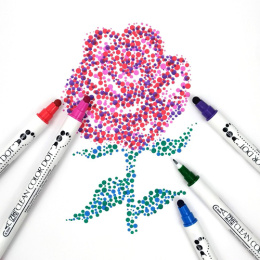 Clean Color DOT Pen 6-set i gruppen Penner / Kunstnerpenner / Illustrasjonmarkers hos Pen Store (125138)