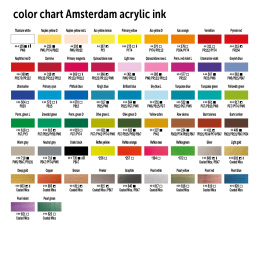 Acrylic Ink 30 ml i gruppen Kunstnermateriell / Kunstnerfarge / Akrylmaling hos Pen Store (125617_r)