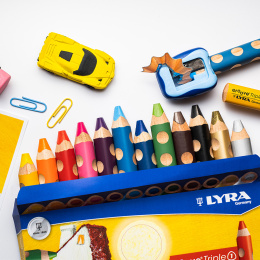 Groove TripleOne 12-pakke i gruppen Kids / Barnepenner / Fargeblyanter for barn hos Pen Store (125954)