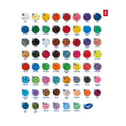 Midi Perler 1000 stk i gruppen Hobby & Kreativitet / Skape / Rørperler og tilbehør hos Pen Store (126043_r)
