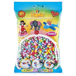 Midi Perler 3000 stk i gruppen Hobby & Kreativitet / Skape / Rørperler og tilbehør hos Pen Store (126144_r)