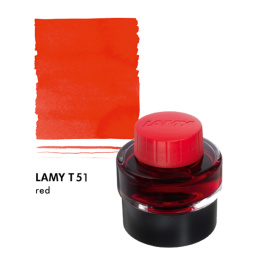 T 52 Blekk Red i gruppen Penner / Penntilbehør / Blekk til fyllepenn / Fyllepennblekk på flaske hos Pen Store (126155)
