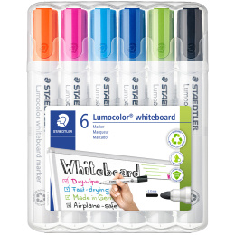 Lumocolor Whiteboard marker 6-pack 2 mm i gruppen Penner / Merking og kontor / Whiteboard tusjer hos Pen Store (126606)