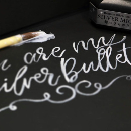 Silver Mica Ink 60 ml i gruppen Kunstnermateriell / Kunstnerfarge / Tusj og blekk hos Pen Store (126927)