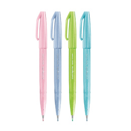 Fude Touch Sign Pen 4-set Pastel i gruppen Hobby & Kreativitet / Kalligrafi / Lettering sett hos Pen Store (126980)