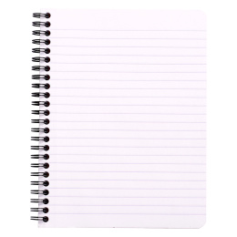 Notebook Spiral Hvit A5 Linjert i gruppen  Papir & Blokk / Skrive og ta notater / Skriveblokker og hefter hos Pen Store (127143)