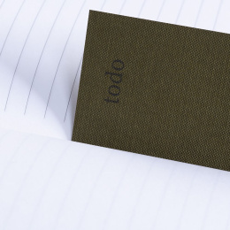 Journal Notisbok Soft Cover Olive i gruppen  Papir & Blokk / Skrive og ta notater / Notatbøker hos Pen Store (127215)