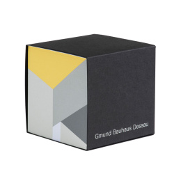 Bauhaus Dessau Cube Yellow i gruppen  Papir & Blokk / Skrive og ta notater / Skriveblokker og hefter hos Pen Store (127244)