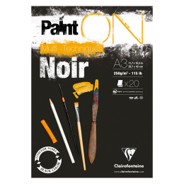 Paint'ON Multi-Techniques Black Noir A3 i gruppen  Papir & Blokk / Artistblokk / Akrylblokk hos Pen Store (127411)